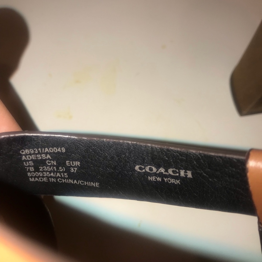 Coach Leather Clogs - Picture 4 of 4